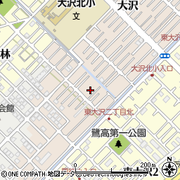 埼玉県越谷市大沢1495周辺の地図