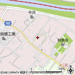 埼玉県越谷市増林3757周辺の地図
