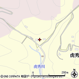埼玉県飯能市虎秀677周辺の地図