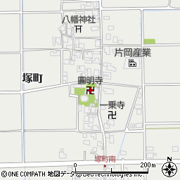圓明寺周辺の地図