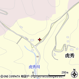 埼玉県飯能市虎秀680周辺の地図