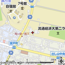 茨城県龍ケ崎市742周辺の地図