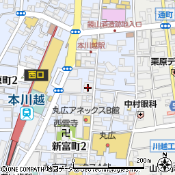 すき家本川越クレアモール店周辺の地図
