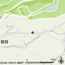 埼玉県入間郡毛呂山町宿谷周辺の地図