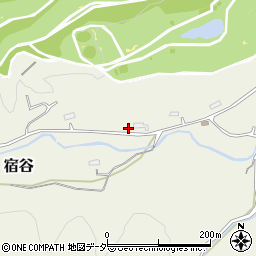 埼玉県毛呂山町（入間郡）宿谷周辺の地図
