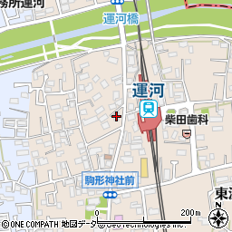 しちりん運河駅前店周辺の地図