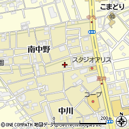 埼玉県さいたま市見沼区南中野691-5周辺の地図