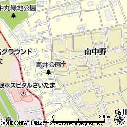 埼玉県さいたま市見沼区南中野728-7周辺の地図