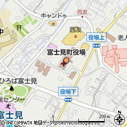 富士見町役場　産業課・農林保全係周辺の地図