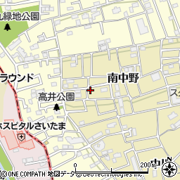 埼玉県さいたま市見沼区南中野728-34周辺の地図