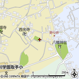 茨城県取手市野々井1466-3周辺の地図