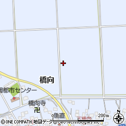 茨城県稲敷市橋向周辺の地図