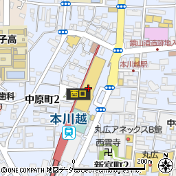 有限会社くらづくり本舗　本川越ペペ店周辺の地図