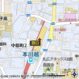 ファーストキッチン本川越ペペ店周辺の地図