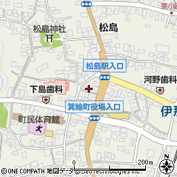 有限会社藤乃園　イオン箕輪店周辺の地図