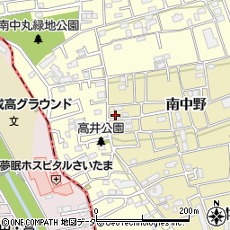 埼玉県さいたま市見沼区南中野728-8周辺の地図