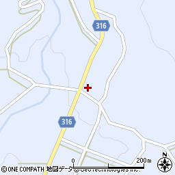 岐阜県郡上市白鳥町阿多岐1540周辺の地図