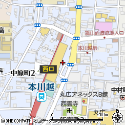 ラケル本川越ペペ店周辺の地図