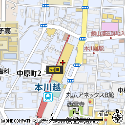 サイゼリヤ 西武本川越ペペ店周辺の地図