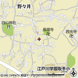 茨城県取手市野々井1552周辺の地図