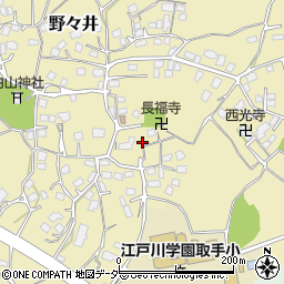 茨城県取手市野々井1551周辺の地図