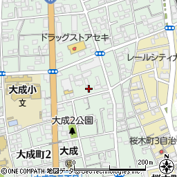 埼玉県さいたま市大宮区大成町2丁目158周辺の地図