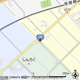 茨城県取手市谷中742周辺の地図
