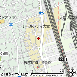 桜木神明公園周辺の地図