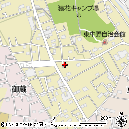 埼玉県さいたま市見沼区南中野1004-5周辺の地図