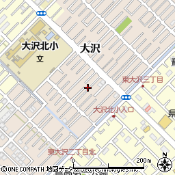 埼玉県越谷市大沢1583-7周辺の地図