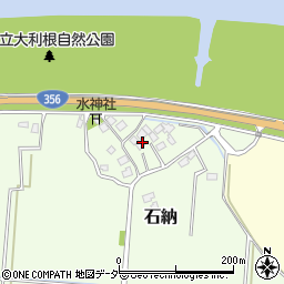 千葉県香取市石納周辺の地図