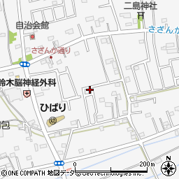 埼玉県川越市笠幡1603-7周辺の地図