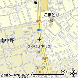 埼玉県さいたま市見沼区南中野681-2周辺の地図