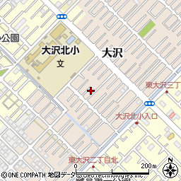 埼玉県越谷市大沢1569-11周辺の地図