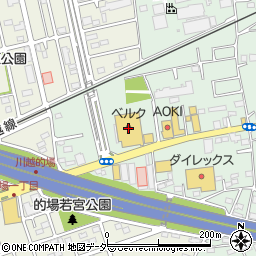 武蔵野銀行ベルク的場店 ＡＴＭ周辺の地図