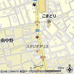 埼玉県さいたま市見沼区南中野681-6周辺の地図