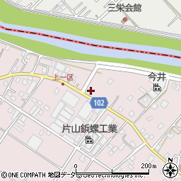 埼玉県越谷市増林3623-3周辺の地図