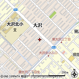 埼玉県越谷市大沢1583-5周辺の地図