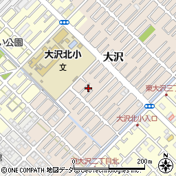 埼玉県越谷市大沢1570周辺の地図