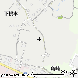 茨城県稲敷市下根本周辺の地図