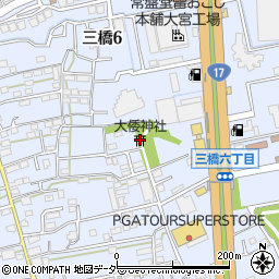 大倭神社周辺の地図