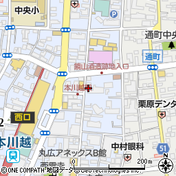 串カツ田中 本川越店周辺の地図