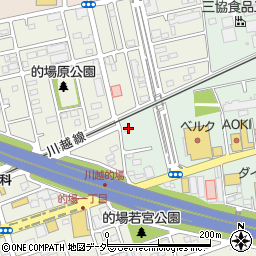 埼玉県川越市的場786-3周辺の地図