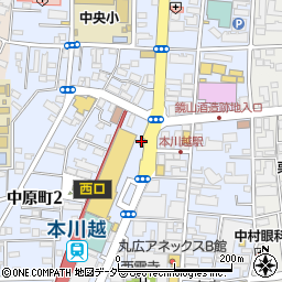 川越警察署本川越駅前交番周辺の地図