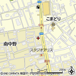 埼玉県さいたま市見沼区南中野681-1周辺の地図