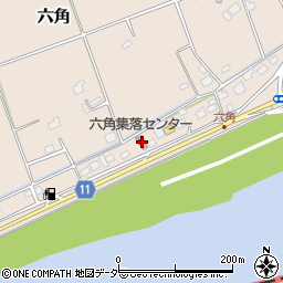 六角集落センター周辺の地図