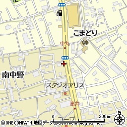 埼玉県さいたま市見沼区南中野681-7周辺の地図