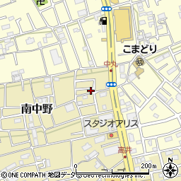 埼玉県さいたま市見沼区南中野685-13周辺の地図