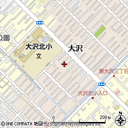 埼玉県越谷市大沢1579周辺の地図