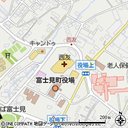 西友富士見店周辺の地図